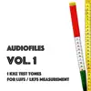 Audiofiles - Vol. 1 - 1 kHz Test Tones For LUFS / LKFS Measurement